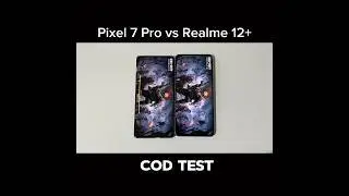 Pixel 7 Pro vs Realme 12+ - COD Test!!