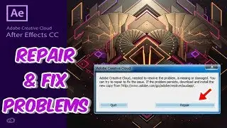 How To Fix Problems Or Uninstall Adobe After Effects CC