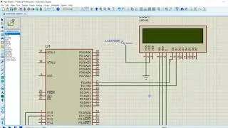 16x2 LCD Interfacing with 8051 Scroll Text Example using C Step by Step Keil and Proteus Simulation