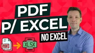 PDF para Excel, como converter