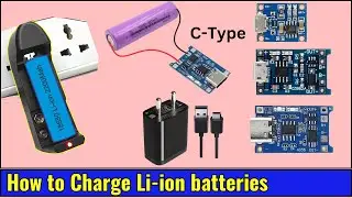 how to charge li-ion battery || li-ion battery charge kaise kare