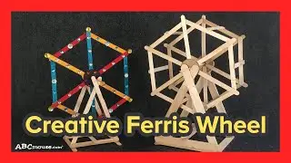 STEM Activity for Kids: Popsicle Stick Ferris Wheel by ABCmouse.com