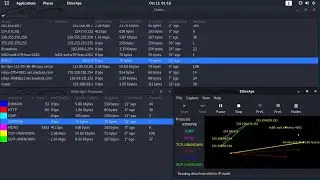 Tutorial Etherape Network Monitoring Tools - Kali Linux