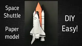 Easy! How to make a space shuttle with paper | Discovery space shuttle | NASA | DIY science project