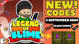 🥳4-SEPTEMBER!?🥳CODES💥LEGEND OF SLIME CODES 2024 -LEGEND OF SLIME CODES -LEGEND OF SLIME PROMO CODE