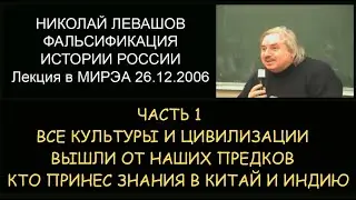 ✅ Н.Левашов #1 Фальсификация истории России. Все культуры и цивилизации вышли от наших предков