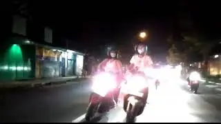 story viral cewek naik scoopy jatuh