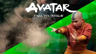 Airbending #02 Attack ◈ FREE VFX Greenscreen ◈ Avatar inspired Air/Dust effects overlay