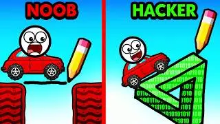 NOOB vs HACKER STICKMAN BRIDGE