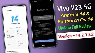 Vivo V23 Android 14 Update Release || Vivo V23 Funtouch Os 14 Update || Vivo V23 Android 14 Update