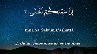 Коран Сура 91 Солнце (Аш-Шамс), Сура 92 Ночь (Ал-Лейл), для заучки