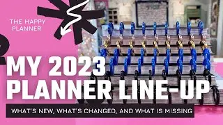 2023 Planner Line Up || Planner Stack || The Happy Planner