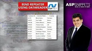 Populate Repeater using DataReader in ASP.Net