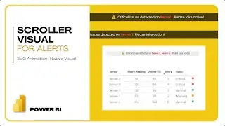 Scroller Visual in Power BI using SVG | Native Visual