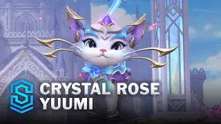 Crystal Rose Yuumi Wild Rift Skin Spotlight