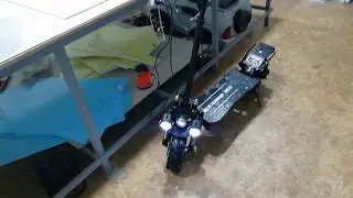 Kugoo m5 в дождь. Да, чутка выпил. Что мне снег, что мне зной )))
