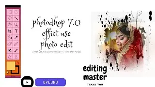 how make to photoshop7.0  use effict || make new photo trick photoshop 7.0 use edting  #photoshop