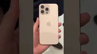 Iphone 16 pro desert titanium hands on 🔥 