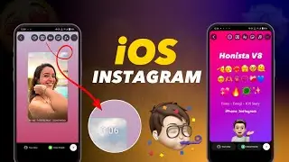 Honista V8 - iOS Emoji + Fonts on Android ( iqoo, Vivo, Realme ) | iPhone Instagram For Android 🔥