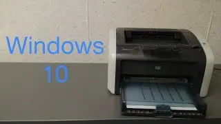 How to Install a HP Laserjet 1012 in Windows 10 (Unsupported Personality PCL mentioned)