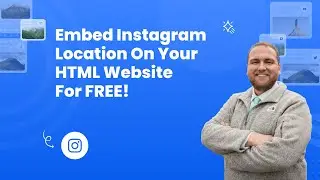 How to Embed Instagram Location on HTML website for free? 