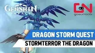 Genshin Impact Dragon Storm Quest - Defeat Stormterror & Unlock Dressing Room