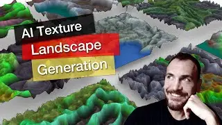 AI Texture: Stable Diffusion generated landscapes