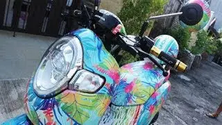 MENAWAN ! Modifikasi Total Striping New Scoopy ESP