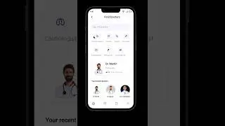 Health App UI Design | Doctor App UI Design #figma #shorts