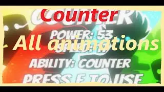 Roblox slap battles All counter animations