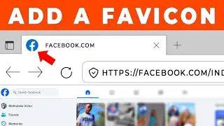 How to Add  Favicon to Your HTML Website? 💙 | Custom Favicon Tutorial