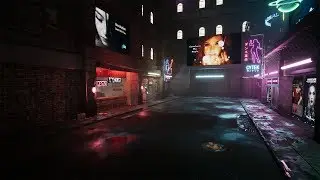 Cyberpunk Alley | 3D Environment