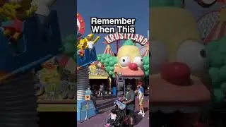 🤡 The Simpsons Ride Used To Do THIS?!? 😱 #Shorts