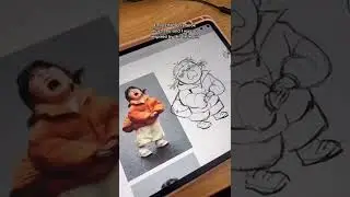 drawing the cutest little girl 