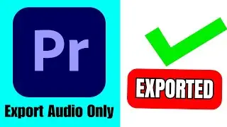 How To Export Audio Only in Premiere Pro 2024