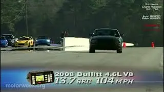 Motorweek 2008 Ford Mustang Bullitt Road Test