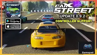 CarX Street Gamepad Controller Support Gameplay (Android, iOS) | Update 0.9.2