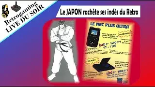 Live du soir - Le JAPON rachète ses Boutiques Retro et on lit vos Coms #retrogaming #jeuxvidéo