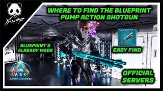 Where To Get The PUMP ACTION SHOTGUN Blueprint In The Island | ARK: Survival Ascendent