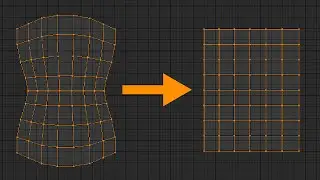 How to Flatten UV Islands (Blender Tutorial)