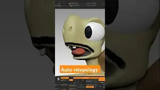 Easy Auto Retopology in ZBrush