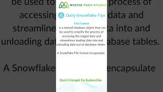 What is Snowflake File Format | 