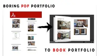 Convert Boring Architecture portfolio pdf to Online Book  🔥