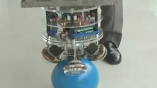 A Robot That Balances on a Ball