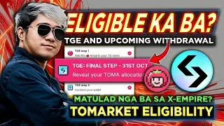 ToMarket AIRDROP UPDATE Eligibility TGE + Upcoming Withdrawal