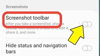 Samsung Screenshot Toolbar