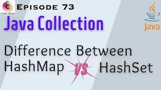 Difference Between HashMap and HashSet In Java | HashMap vs HashSet | Collection Framework in java