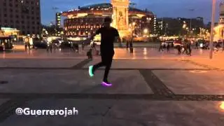 Man Cutting Shapes on Barcelona City (House Shuffle) Electric Styles - Guerrero Jah