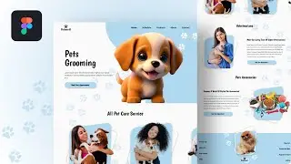 Figma Design Tutorial: Pet Website UI/UX