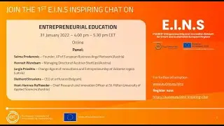 E.I.N.S Inspiring Chat ENTREPRENEURIAL EDUCATION